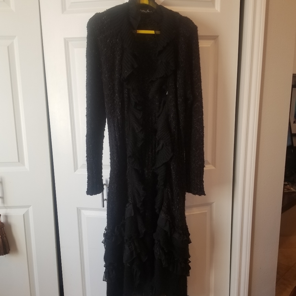 Pretty angel sweater with tulle accents